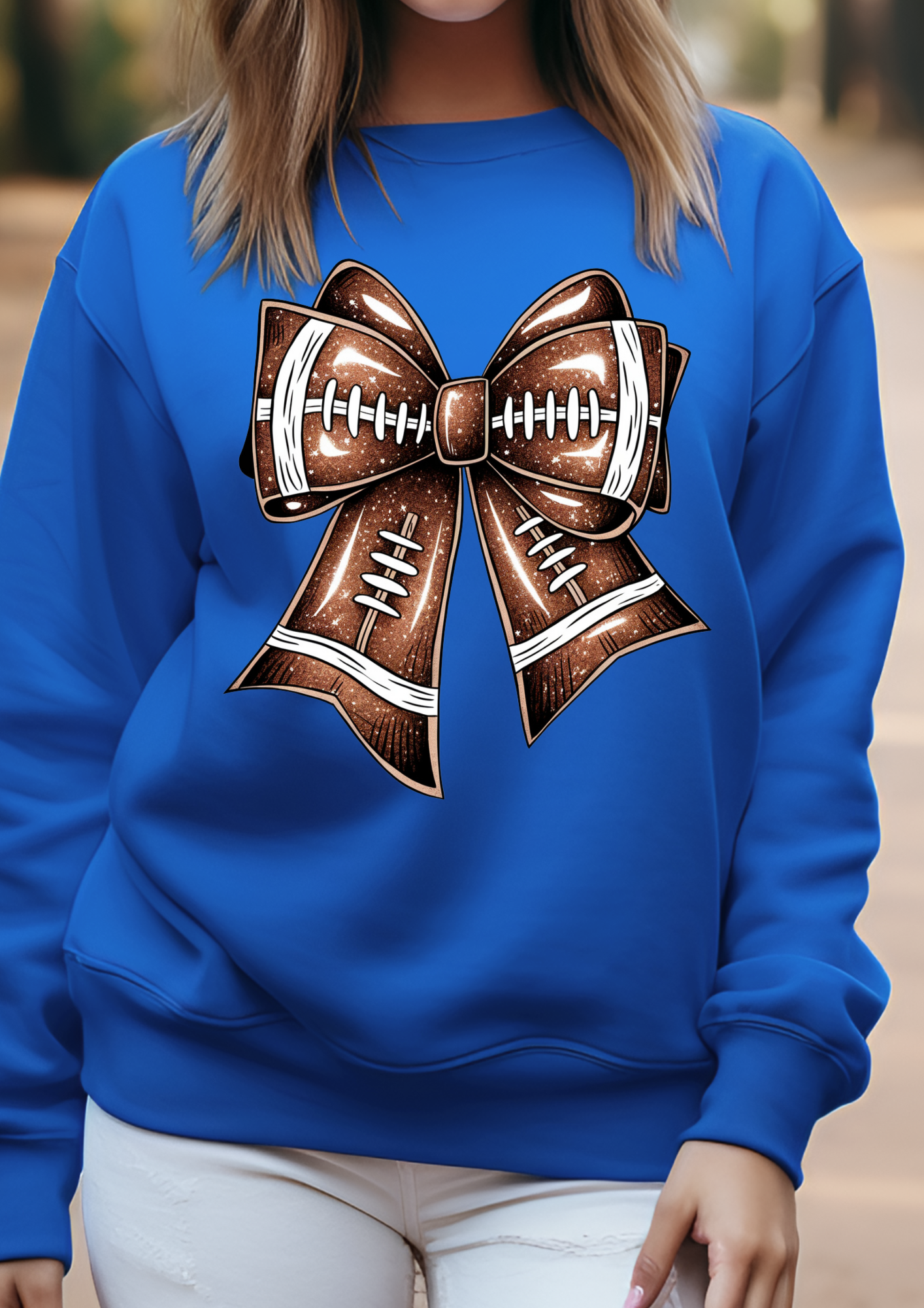 Football Bow Women's Shirt