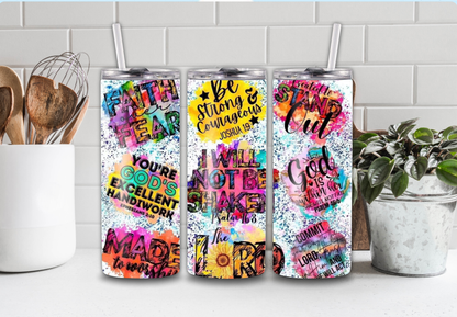 20 Oz I Will Not Be Shaken Tumbler