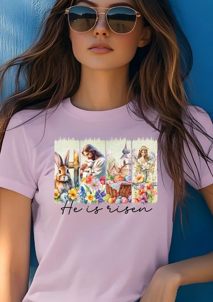 Easter He is Risen Women's Shirt