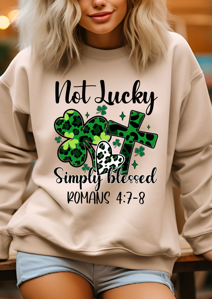 Not Lucky, Simply Blessed Women's / Kid's Shirt