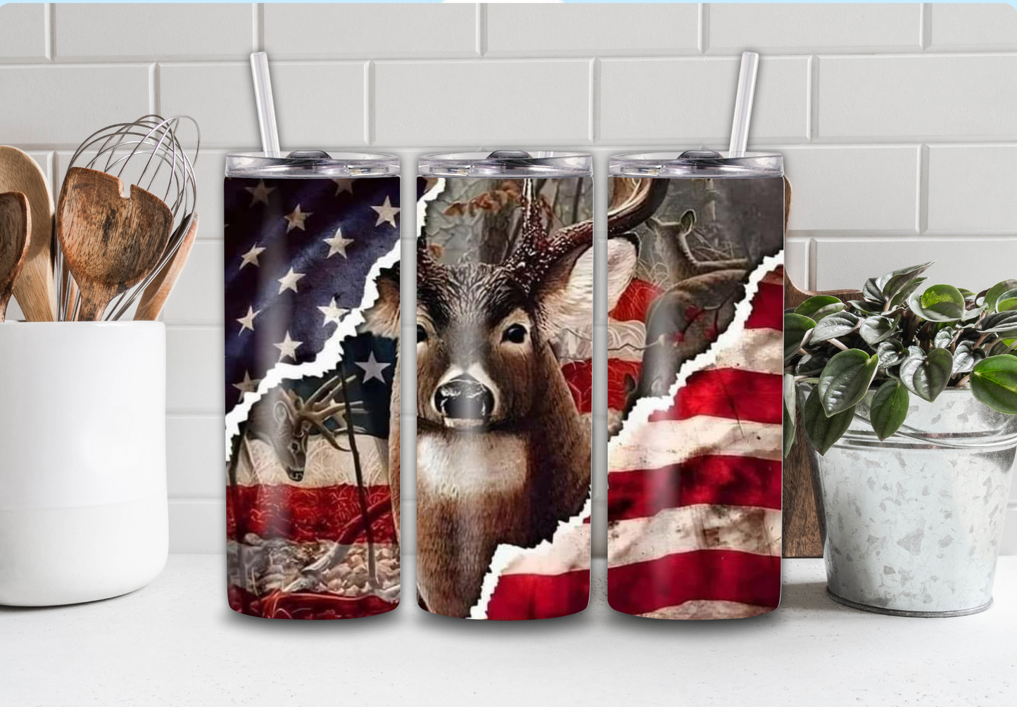 20 oz Deer Tumbler