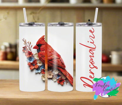 20 Oz Cardinal Personalized Tumbler