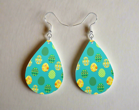 Blue Egg Earrings