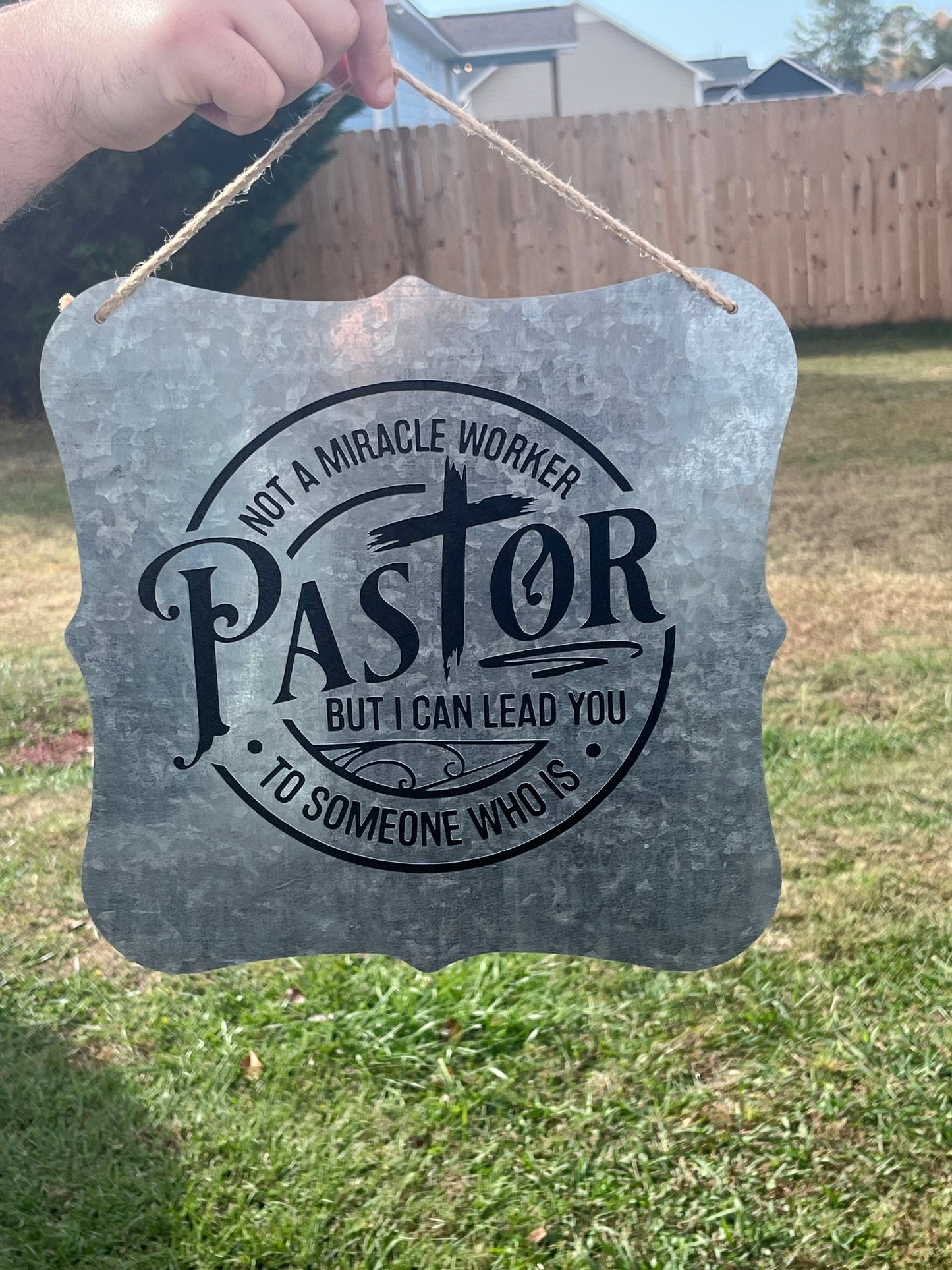 Pastor Sign