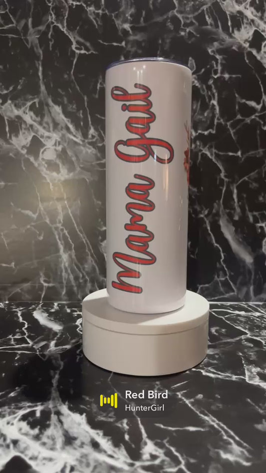 20 Oz Cardinal Personalized Tumbler